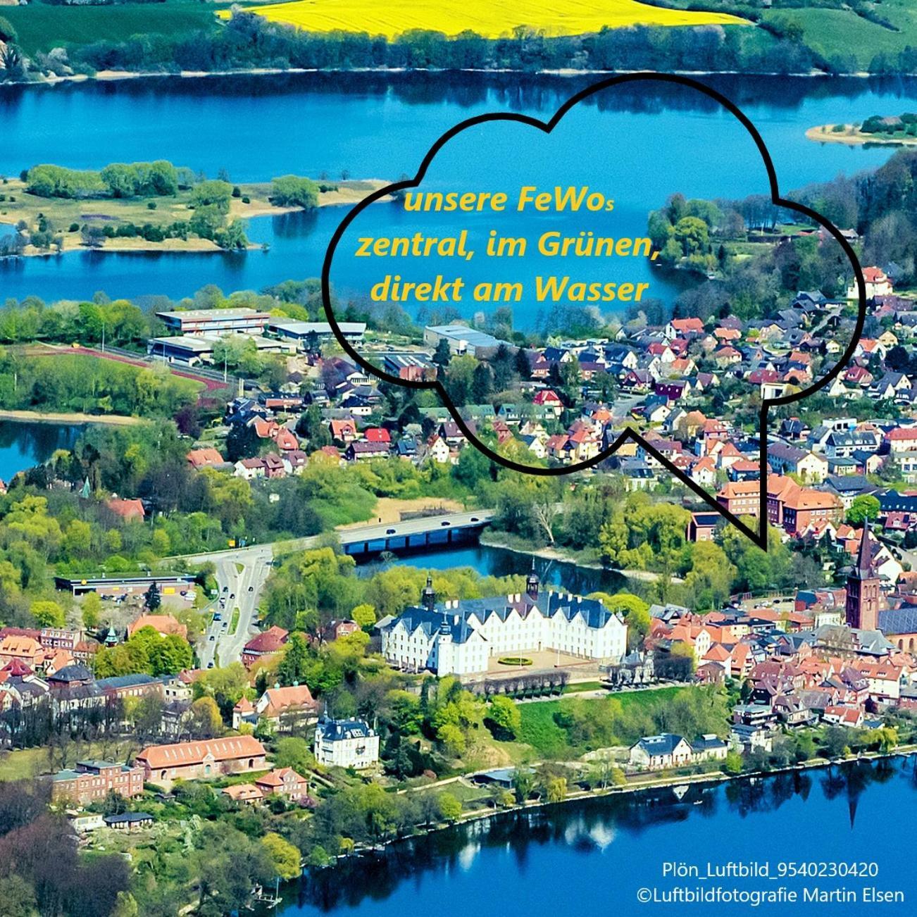 Ferienwohnungen Am Schwanensee 布隆 外观 照片