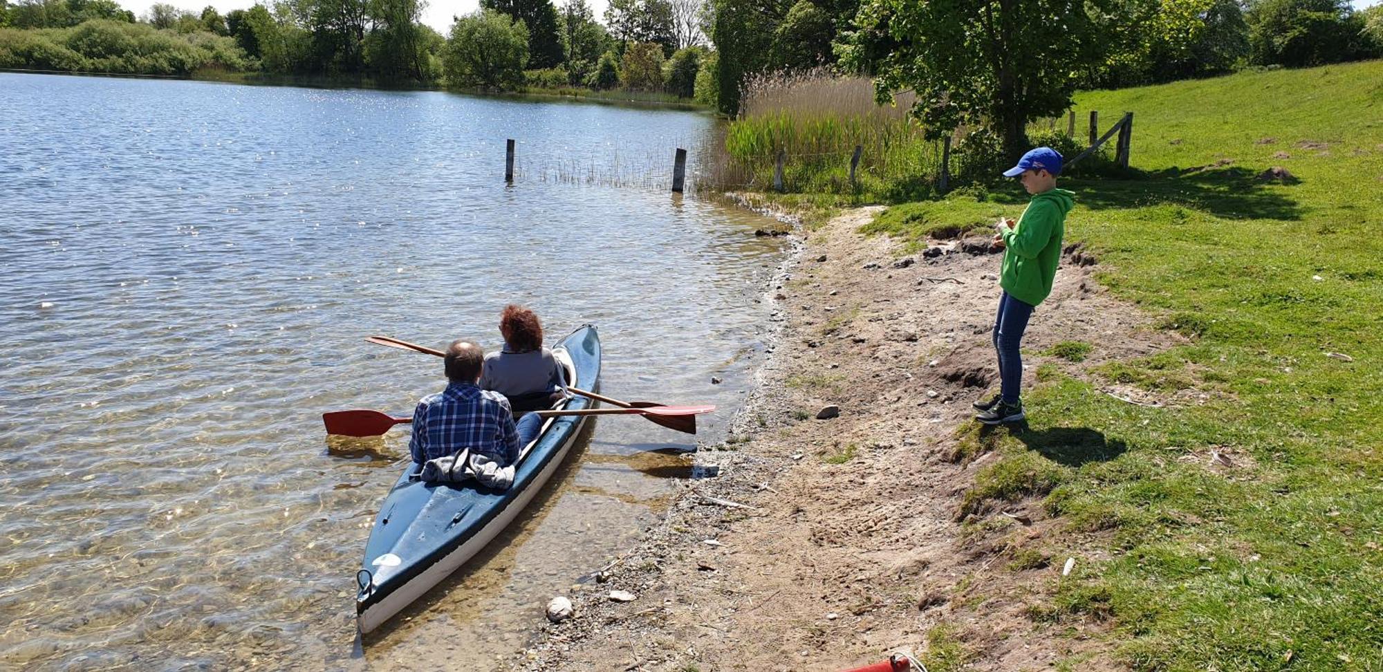 Ferienwohnungen Am Schwanensee 布隆 外观 照片